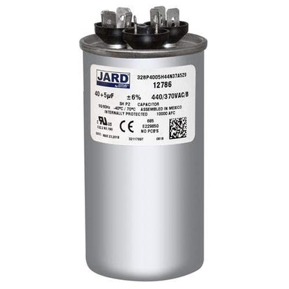 Jard 12786 40/5 MFD Round Run Capacitor (440/370V)