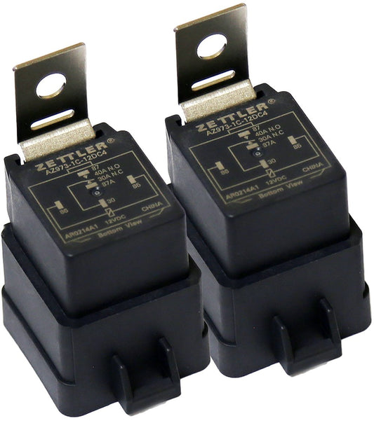 American Zettler AZ9731-1C-12DC4 (2-Pack) Power Trim Tilt Relay for Mercury Outboard Motor