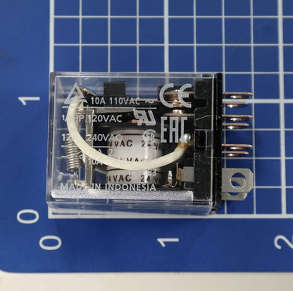Omron LY2-AC24 (2-Pack) General Purpose Relay, Standard Type, Plug-In/Solder Terminal, Standard Bracket Mounting