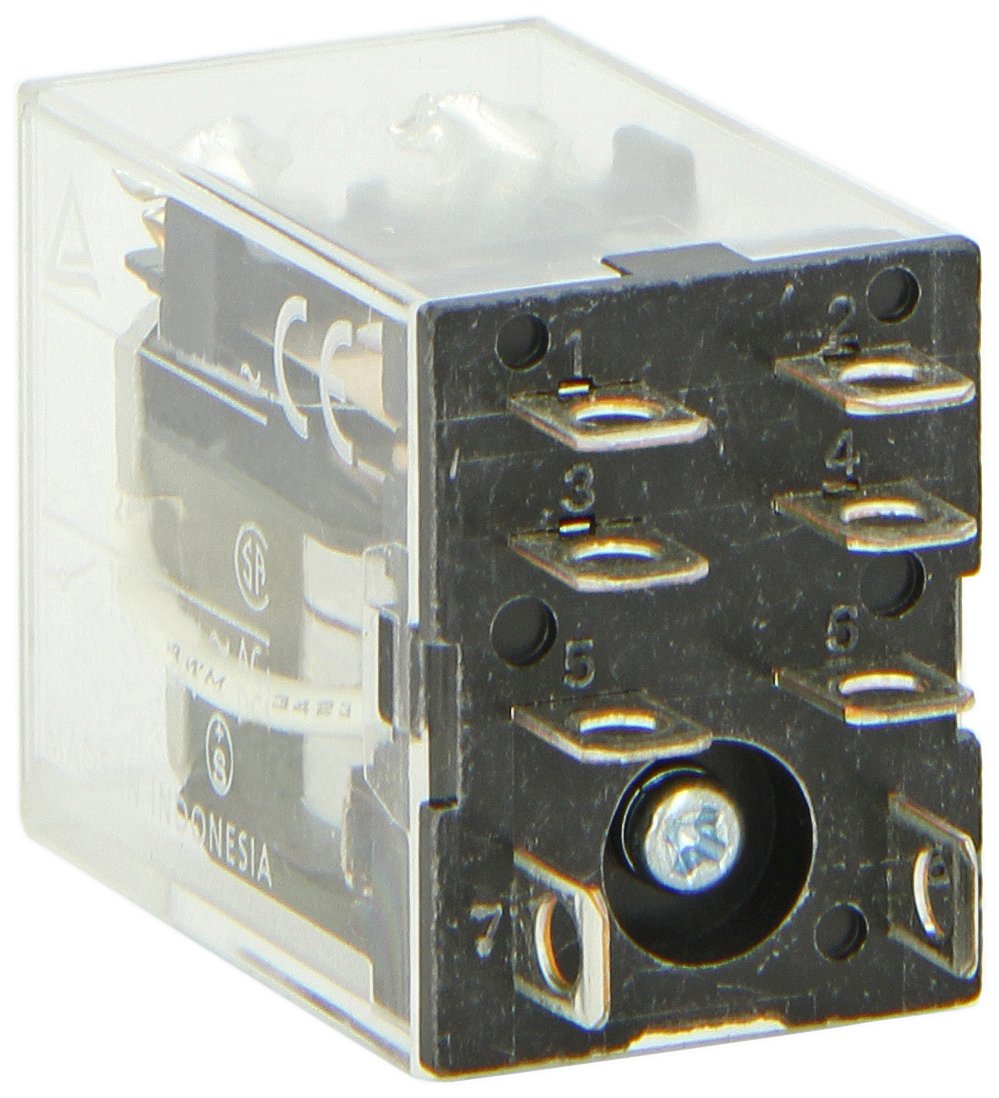 Omron LY2-AC24 General Purpose Relay, Standard Type, Plug-In/Solder Terminal, Standard Bracket Mounting