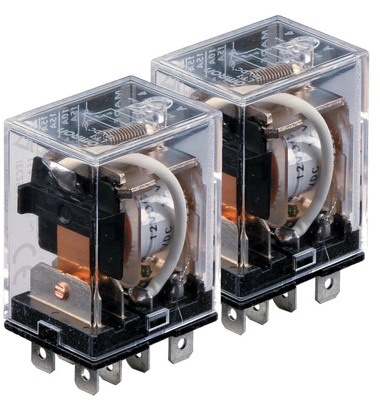 Omron LY2-AC24 (2-Pack) General Purpose Relay, Standard Type, Plug-In/Solder Terminal, Standard Bracket Mounting