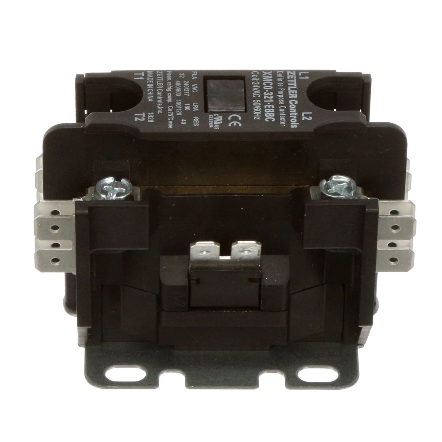 American Zettler, Inc. XMC0-321EBBC, Definite Purpose Contactor 32A 1-Pull 24V Coil